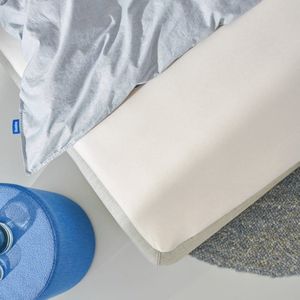 Auping Jersey 235 hoeslaken voor splittopper - 140/160 x 200/210/220 cm - Beige - Biologisch katoen