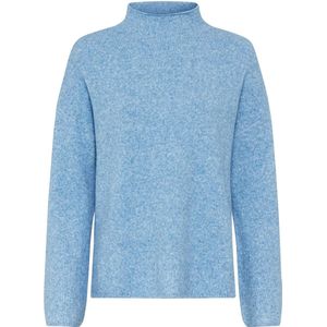 camel active Coltrui gemaakt van een wolmix - Maat womenswear-XS - Lichtblauw