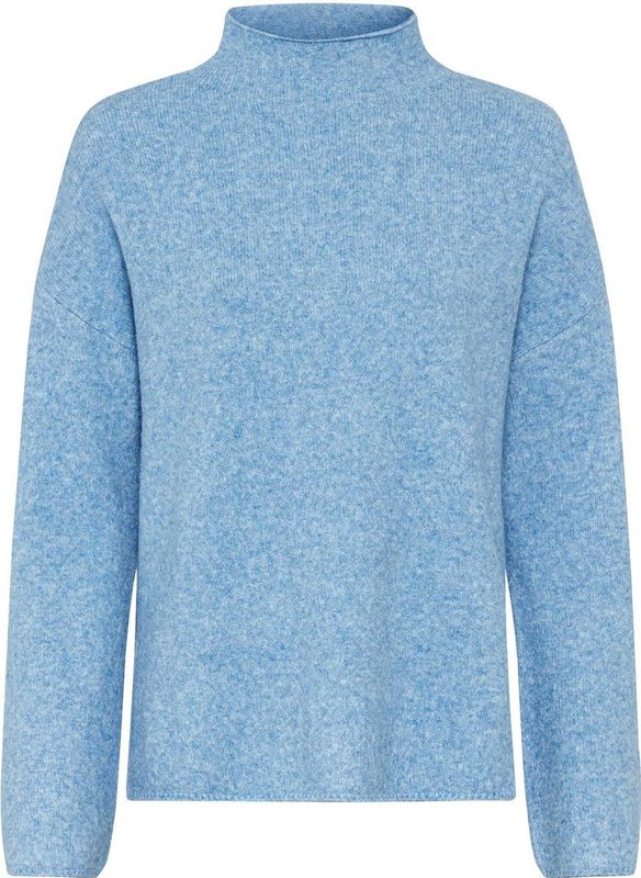 camel active Coltrui gemaakt van een wolmix - Maat womenswear-XS - Lichtblauw