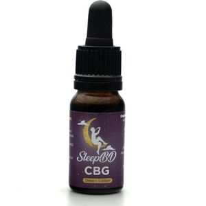 CBG slaap olie 3% - CBD slaaphulp - Homeopathisch - Biologisch & Getest - 10ML 225 Druppels - SleepBD
