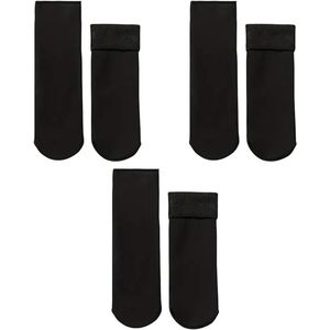 10 paar thermische sokken voor dames, wintersokken voor dames, warme wintersokken voor dames, warme sokken (zwart) als verjaardagscadeau voor meisjes.