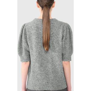 Janice, Dames, Truien, Grijs, Maat: XS Wol,