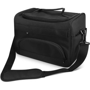 Professionele kappers draagtas - Grote opslag, verstelbare schouderriem, reistas met meerdere lagen - zwart organiseren .