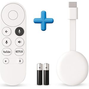 Maullin Google TV Streamer – Google Chromecast – Google Assistentie – Android TV Dongle met WiFi 4K – Netflix & Google Play ondersteund – Inclusief batterijen