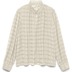 Vero Moda Blouse Vmhavana Ls Shirt Wvn Btq Ga 10337553 Birch Dames Maat - M