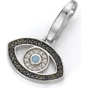 Charm | bedel | zilver | turks oog | zirkonia | turquaze | Giorgio Martello