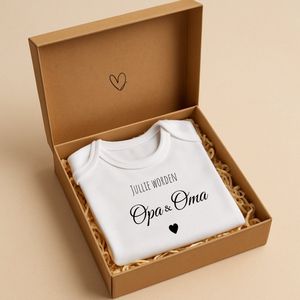 Rompertje - Zwangerschap Aankondiging - Jullie Worden Opa & Oma - 0-6 Maanden