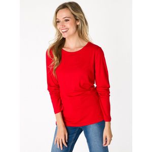ES&SY Silvie Jersey Shirts - Red - maat 36