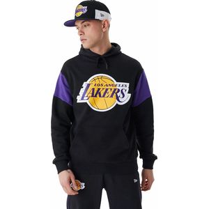 New Era Nba Color Insert Os Los Angeles Lakers Hoodie 60424416 - Kleur Zwart - Maat L