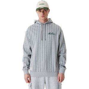 New Era - Printstripe Hoodie - Grijs - Katoen