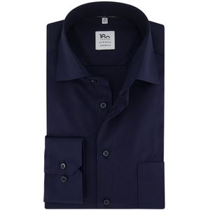 Eterna business overhemd Comfort Fit donkerblauw effen katoen normale fit