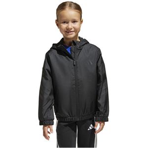 Adidas Fleece Jas Zwart 4-5 Years Jongens,Meisjes