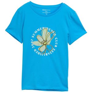 TOM TAILOR Denim T-shirt voor dames, 26546 - Florida Blue, XL