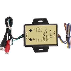 Audiosysteem Uitgang Converter - 2 Kanaals Lijn Hoog Laag Niveau - Converter 2 Kanaals Lijn Hoog Laag - Impedantie Adapter - Audio Luidspreker Niveau Uitgang Converter - Voor Auto's .