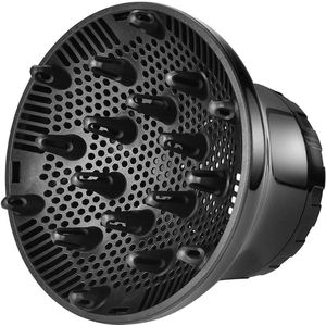 Diffuser Opzetstuk - Krulborstel voor Fohn Universeel - Multistyler - Zwart
