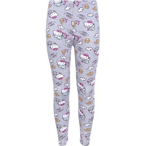 Lange grijze meisjeslegging met een terugkerend patroon - Hello Kitty