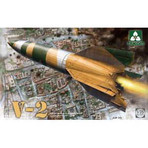 1:35 Takom 2075 V-2 WWII German Single Stage Ballistic Missile Plastic Modelbouwpakket