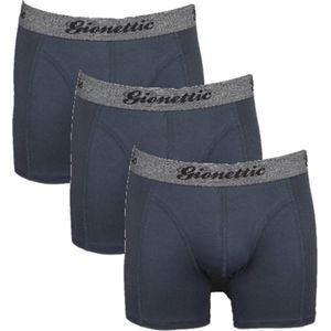 Gionettic heren boxershorts Bamboo - maat XXL - 3-pack - Uni antraciet
