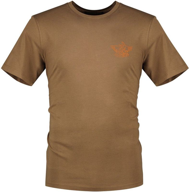 Dockers - Logo T-shirt - Bruin - Korte Mouwen