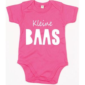 Rompertje KleineBaas-Fuchsia-3-6 Maanden