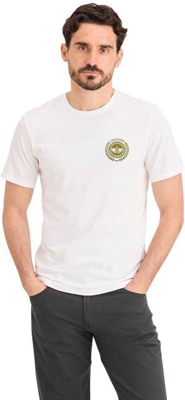 Dockers - Graphic Slim - T-shirt - Wit - Korte Mouwen