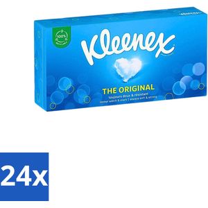 Kleenex - Tissues - The Original - Voor Dagelijks Gebruik - 72 stuks per verpakking - Voordeelverpakking - 24 stuks