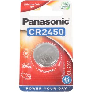 Panasonic CR2450 Lithium Batterij Knoopcel 3V 12 Stuks