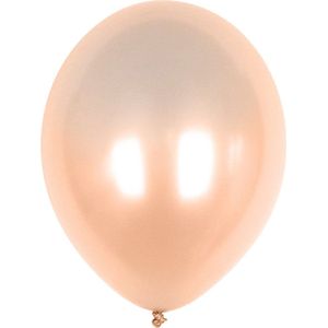 PARTYDECO - 50 perzikkleurige ballonnen 30 cm