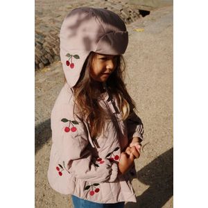 Konges Sløjd - Juna Bomberjasje - Roze - Kersen - Meisje - Maat 9-10 jaar