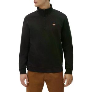 Dickies - Oakport - Sweatshirt - Grey Melange - Regular Fit - Hoge Ritssluiting