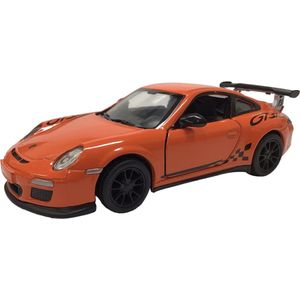 Kinsmart Schaalmodel Porsche 911 Gt3 Rs 11 Cm Alu 1:36 Oranje