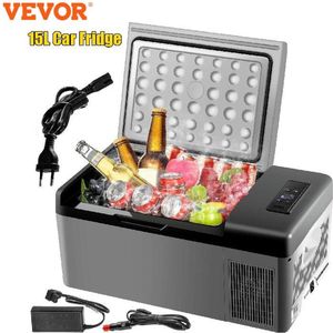 VEVOR - Coolbox - Koelbox 15L - Elektrische coolbox - draagbare mini koelkast - draagbare auto vriezer 12/24Volt