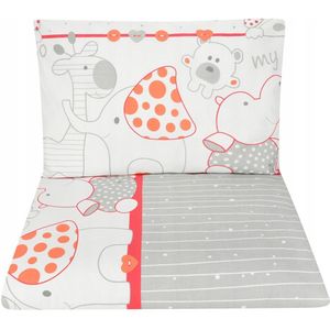 Babyslaapzak 120x90cm met Woolling - 4 delen Katoen