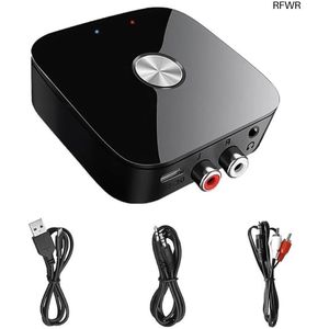 RFWR® Bluetooth 5.3 Audio-ontvanger met 3,5 mm AUX - Draadloze Bluetooth-adapter voor Stereo en Thuisgebruik