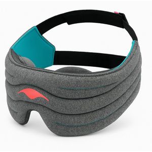 Manta WEIGHTED Sleep Mask - Verzwaard slaapmasker – 100% verduisterend – Geen druk op ogen – Zacht & ademend – Volledig verstelbaar – Voor diepe ontspanning en betere slaap - Geschikt voor zijslapers