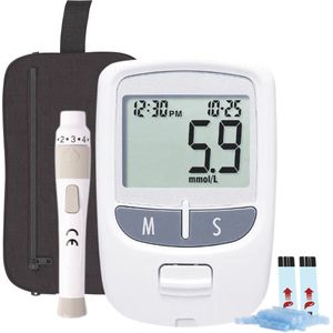 Glucosemeter - Bloedglucosemeter - Startpakket - 50 Teststrips & 50 Lancetten