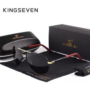 Kingseven Rood - Gepolariseerd - Zonnebril Heren - Sunglasses - Zomertrend