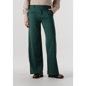 Object Objlisa Wide Pant Broeken Dames - Donkergroen - Maat 34