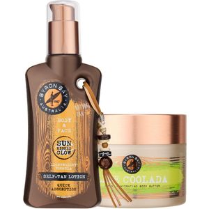 Byron Bay Self-Tan Lotion + Lime Coolada Body Butter - 2x 200ml