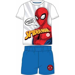 Marvel Spiderman - Pyjama - Shortama - Blauw - Maat 92
