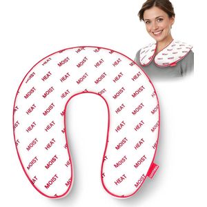 Verwarmingskussen voor Nek en Schouders - Pijnverlichting met Lavendelaroma, Magnetronbestendig, Warm en Koud Kompres