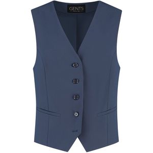 Gents - Gilet heren - Gilet - Polyblend - Royal Blue - Maat S/S