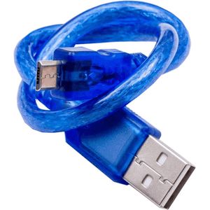 AZDelivery Blauwe USB-kabel voor USB A naar USB Micro B, met USB 2.0 1