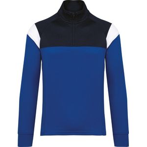 PROACT® Trainingssweater 1/4 rits uniseks PA387 - Dark Royal Blue / Navy - XL