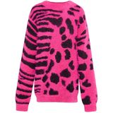myMo - Gebreide Trui - Wilde Mix van Leeuw en Zebra