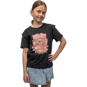 Cars Jeans Airi Ts Tops & T-shirts Meisjes - Shirt - Zwart - Maat 176
