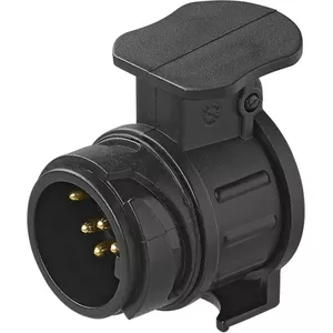 EVGATSAUTO 7-naar-13-polige Aanhangwagenadapter – Stekkerbus, Caravanstekker, Trekhaakconverter, 12V, Plug & Play