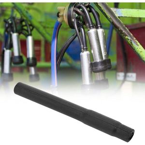 Korte Buis Melken Rubber Food Grade - Melkmachine-accessoires Melkbekerset Onderdelen - Zwarte korte melkslang - 4 in een verpakking .