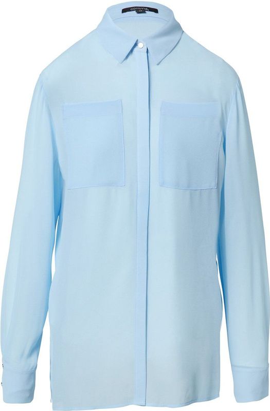 comma - Blouse - Doorschijnend - 100% Polyester