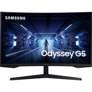 Samsung - Odyssey G5 G55T - Gamingmonitor - Zwart - 81,3 cm - 2560 x 1440 Pixels - Quad HD - LED